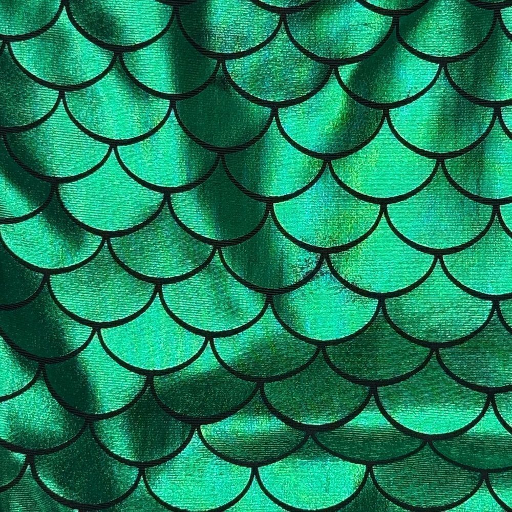 Kids Mermaid Swimsuit in Green and Purple - Picture 4 of 5